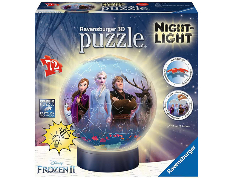 Ravensburger Puzzleball Nachtlicht Disney Frozen 72Teile