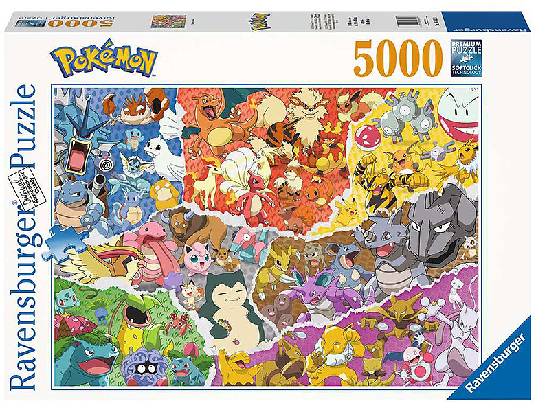 Ravensburger Puzzle Pokémon Allstars 5000Teile | Riesenpuzzle 3000 Teile