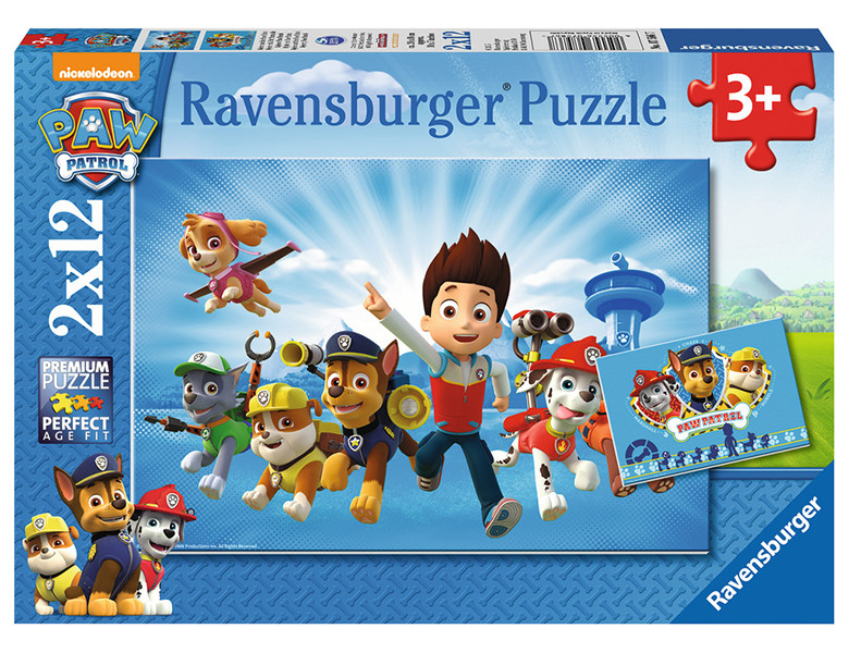 Ravensburger Puzzle Ryder und die Paw Patrol 2x12