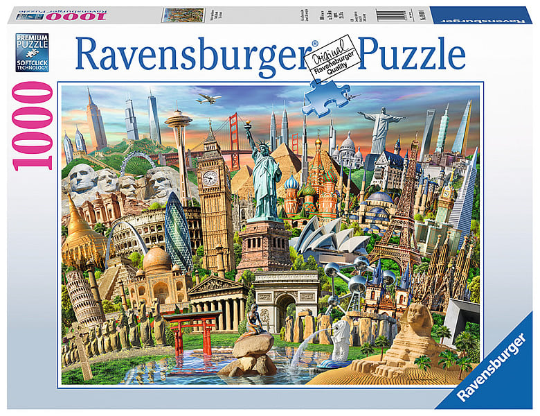 Ravensburger Puzzle Sehenswürdigkeiten Weltweit 1000Teile Puzzle 1000
