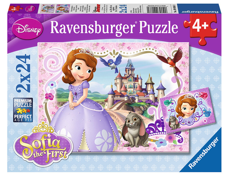 Ravensburger Puzzle Sofias königliche Abenteuer 2x24 Disney Sofia