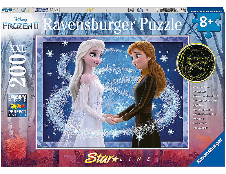 XXL-Teile Bezaubernde Schwestern | Puzzle Star Disney Puzzles Line Frozen Ravensburger 200XXL