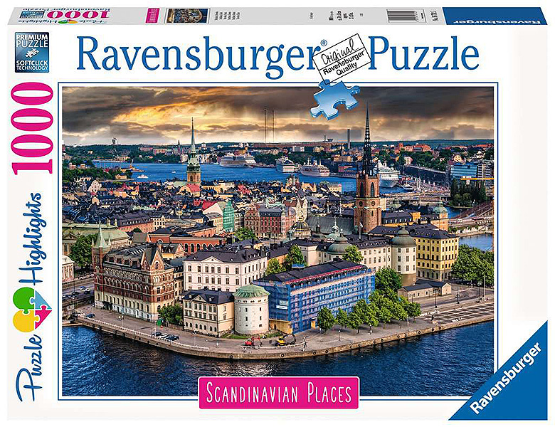 Ravensburger Puzzle Scandinavian Places Stockholm, Schweden 1000Teile