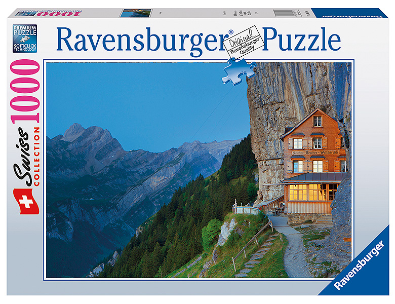 Ravensburger Puzzle Swiss Collection Berggasthaus Äscher 1000Teile