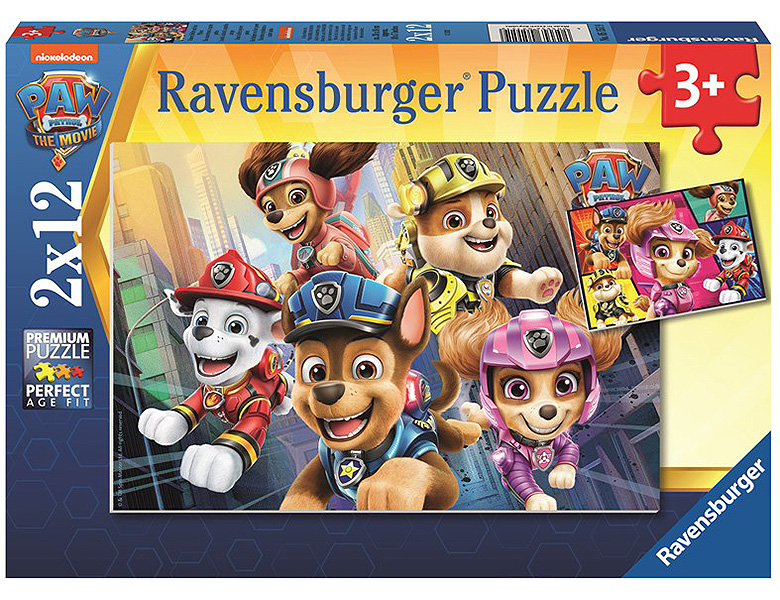 Ravensburger Puzzle Paw Patrol Unsere Helfer auf vier Pfoten 2x12