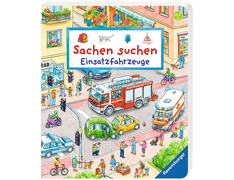Ravensburger Sachen suchen Einsatzfahrzeuge