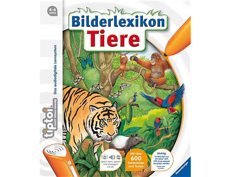 meinspielzeug - Ravensburger tiptoi tiptoi Bilderlexikon Tiere | tiptoi B�cher