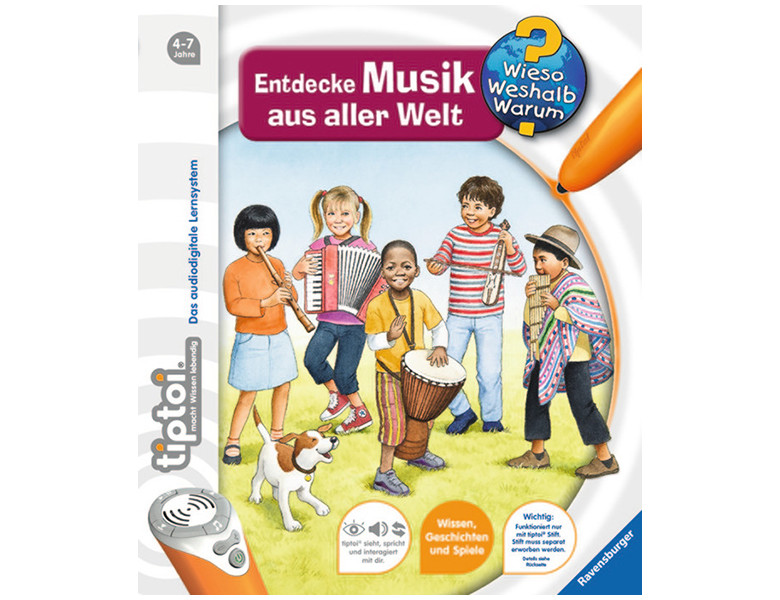 Ravensburger Wieso Weshalb Warum tiptoi Entdecke Musik aus aller Welt, Nr. 16