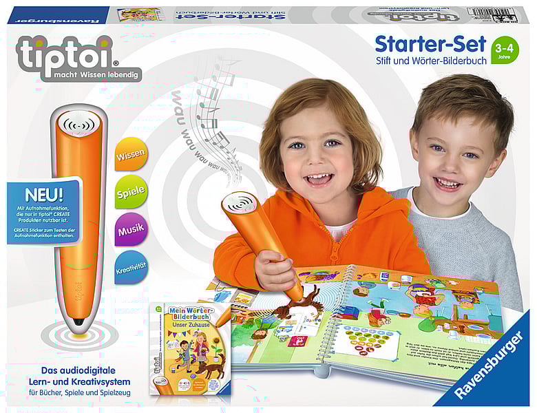Ravensburger tiptoi Starterset Stift und WörterBilderbuch tiptoi StarterSets