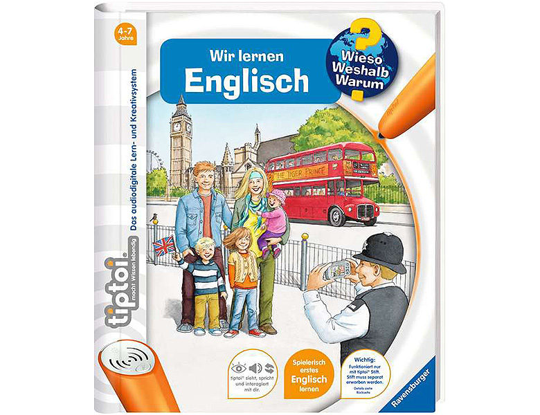 Ravensburger tiptoi Wieso Weshalb Warum Wir lernen Englisch Nr.5