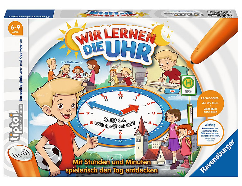 Ravensburger tiptoi Wir lernen die Uhr