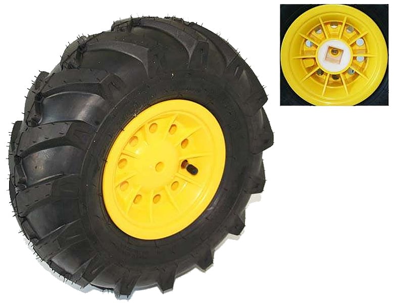 RollyToys Rad Luftbereifung Links Gelb 325x110 | Fahrzeuge Ersatzteile