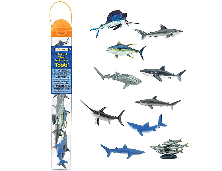 Safari Ltd. Toob Pelagische Fische 10Teile | Meerestiere