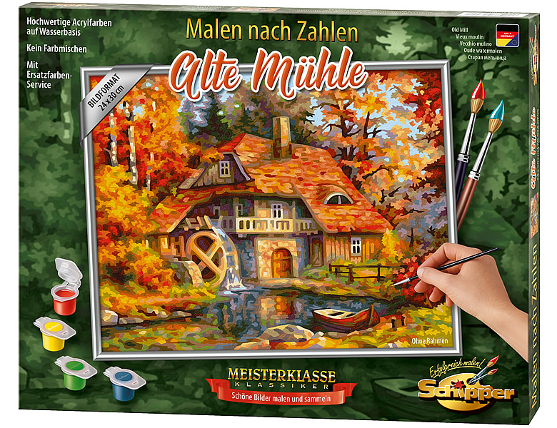 MALEN NACH ZAHLEN ~ Alte Mühle ~ 609240799 Schipper Klassiker MnZ 