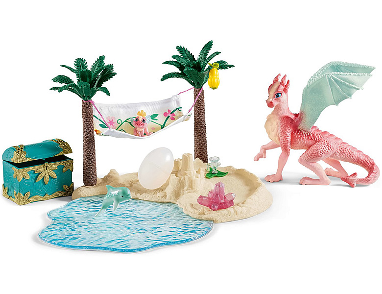Schleich Bayala Dracheninsel mit Schatz