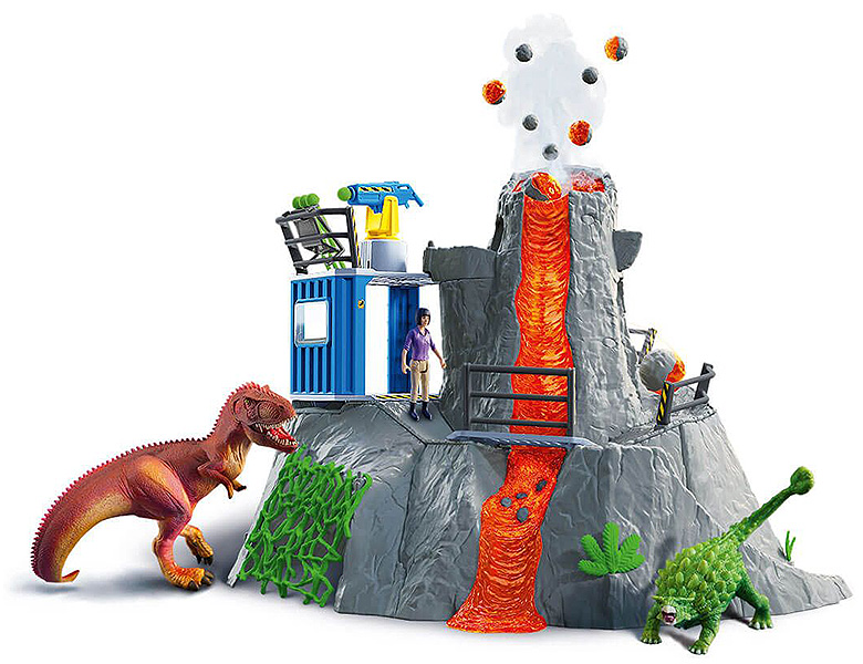 Schleich Dinosaurier Grosse Vulkan-Expedition
