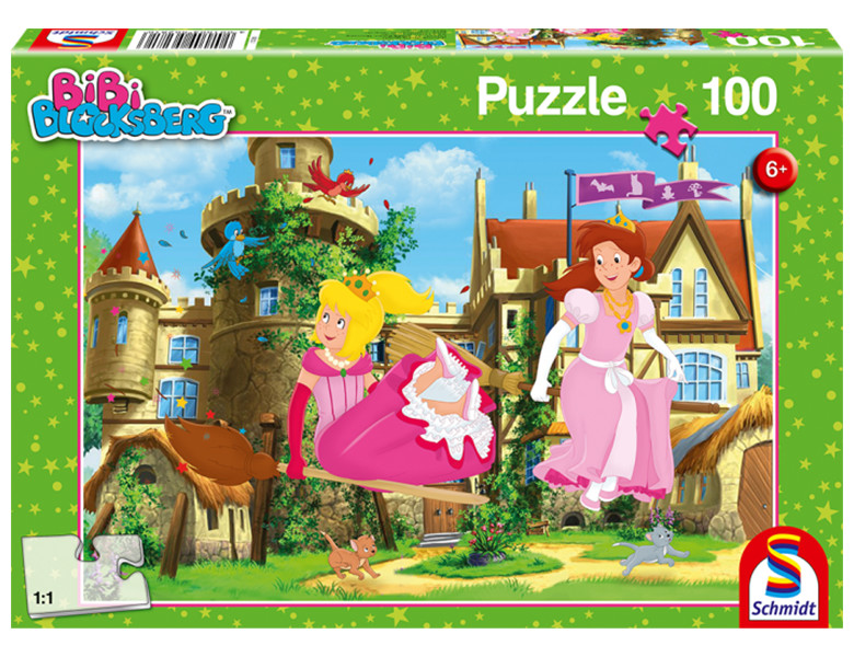 Schmidt Puzzle Die Prinzessin von Thunderstorm Bibi Blocksberg | Puzzle 24-104 Teile