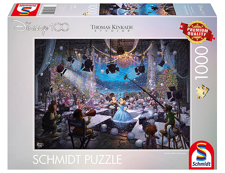 Schmidt Puzzle Thomas Kinkade Disney 100 Jahre Sonderedition 1 1000Teile Puzzle 1000 Teile