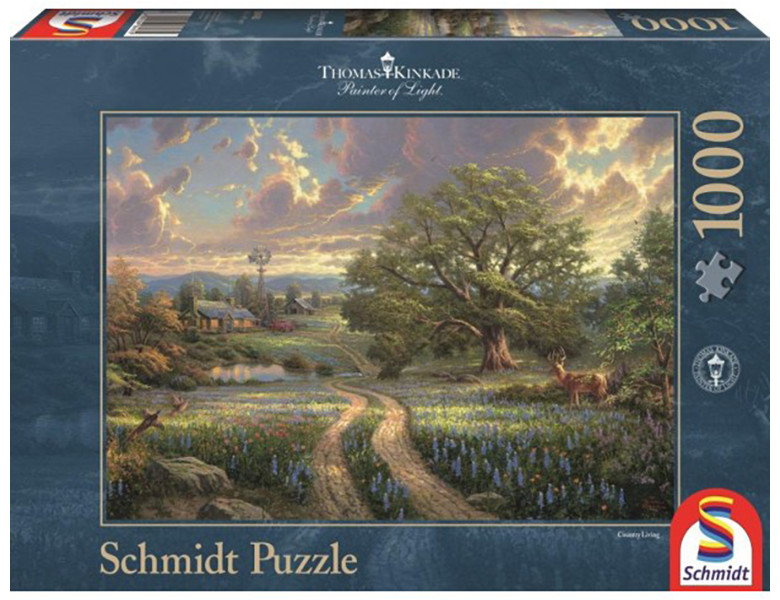 Schmidt Puzzle Thomas Kinkade Country Living 1000Teile | Puzzle 1000 Teile
