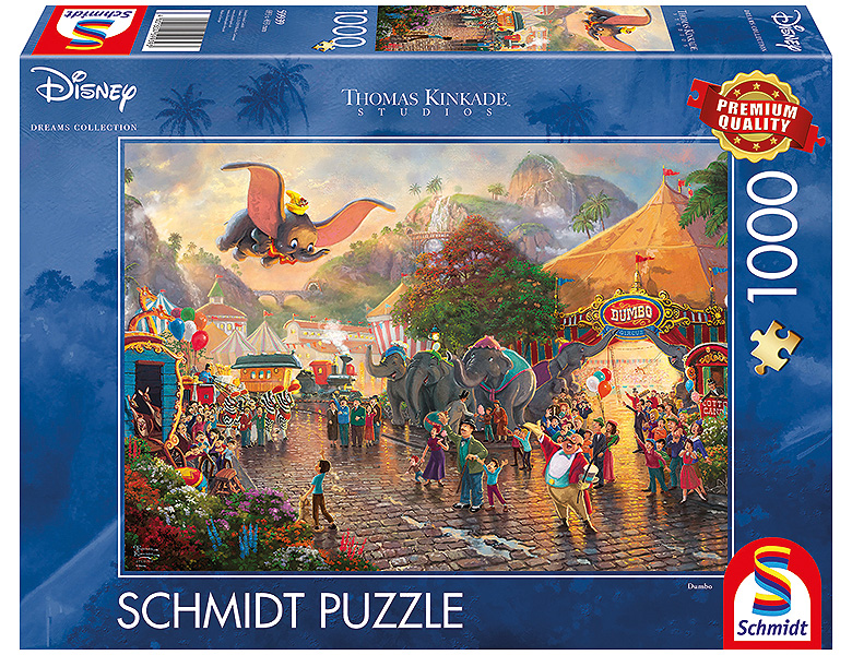 Schmidt Puzzle Thomas Kinkade Disney Dumbo 1000Teile Puzzle 1000 Teile