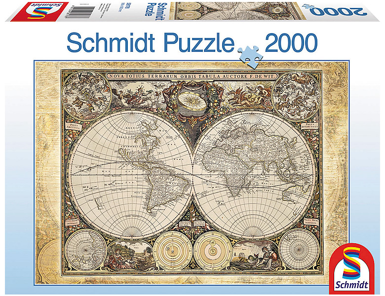 2000 Teile Schätze im Setzkasten Schmidt 58326 Puzzle 