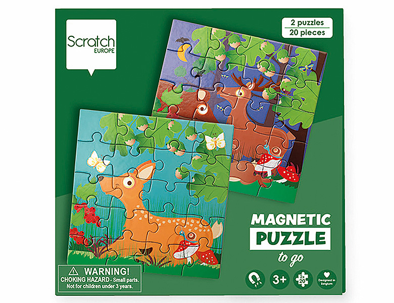 Scratch Puzzle Waldtiere MehrfachPuzzle