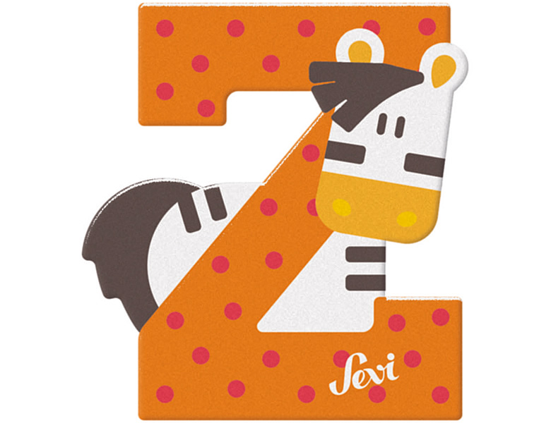 Sevi Buchstaben Tiere Z - Zebra