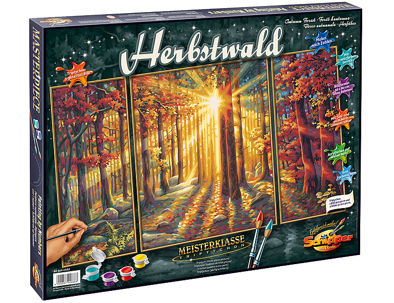 Schipper Landschaftsmotive Malen nach Zahlen Herbstwald
