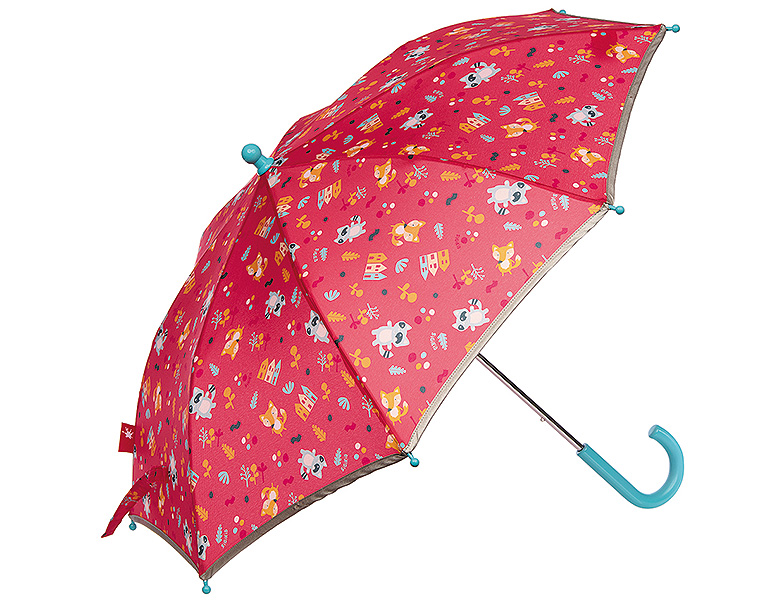 Sigikid KiGaColori Regenschirm Waschbär 75cm | Accessoires