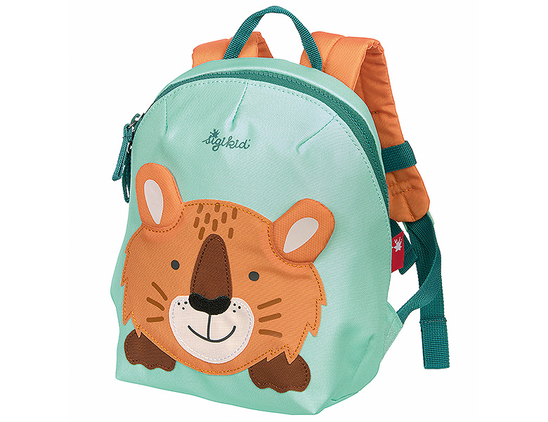 Sigikid Mini Rucksack Tiger hellblau | Schule & Kindergarten