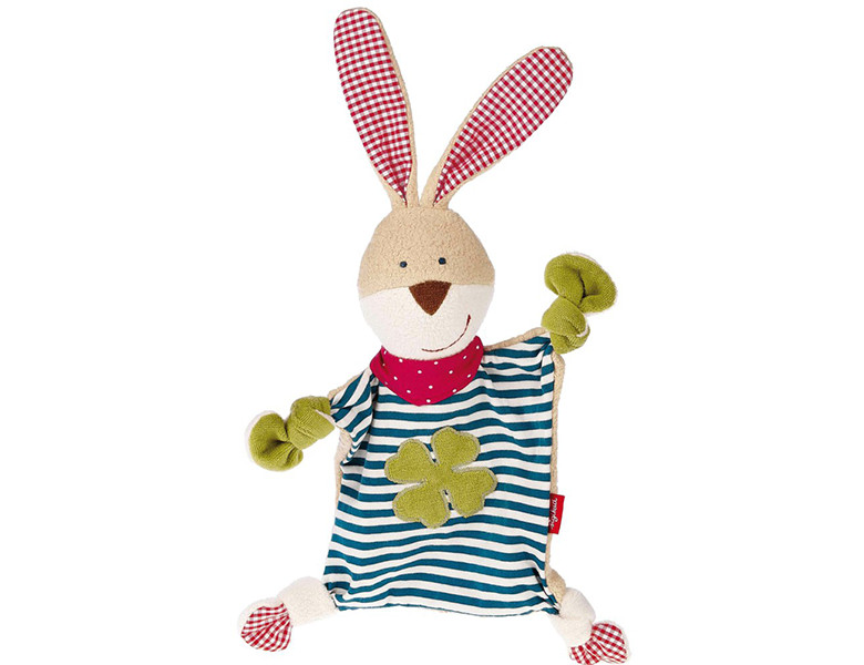 Sigikid Organic, Schnuffeltuch Hase | Schmusetcher