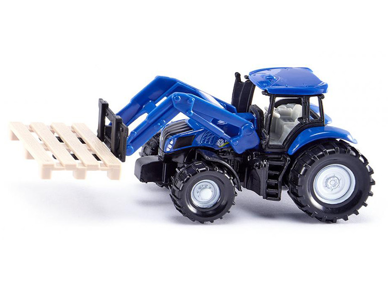 Siku Farmer 1:87 Traktor mit Palettengabel und Palette | Traktoren
