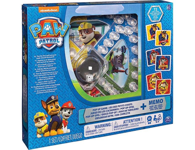 Spin Master Paw Patrol Spieleklassiker Sorry & Memo | Kinderspiele
