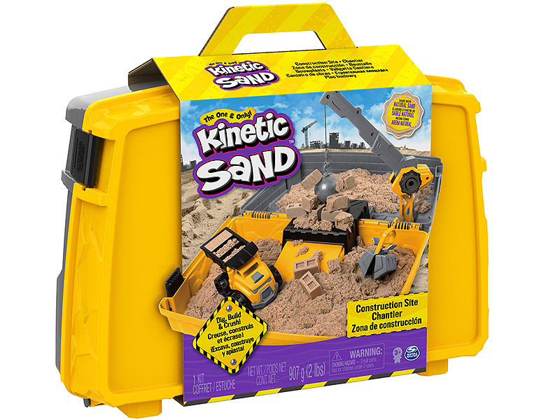 Spin Master Kinetic Sand - Ultimate Sandisfying Set mit Zubehör 907g