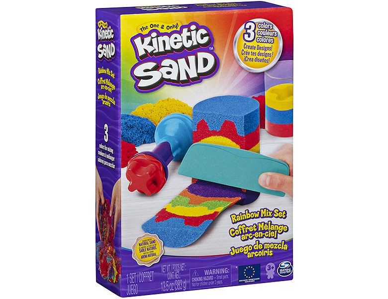 Spin Master Kinetic Sand Rainbow Mix Set 383g