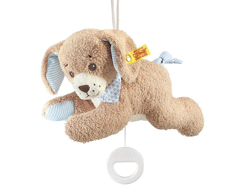 steiff gute nacht hund spieluhr 22cm