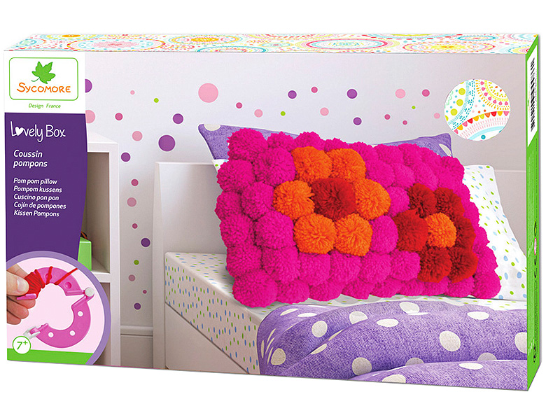 Lovely Box Pomponkissen Bastelsets