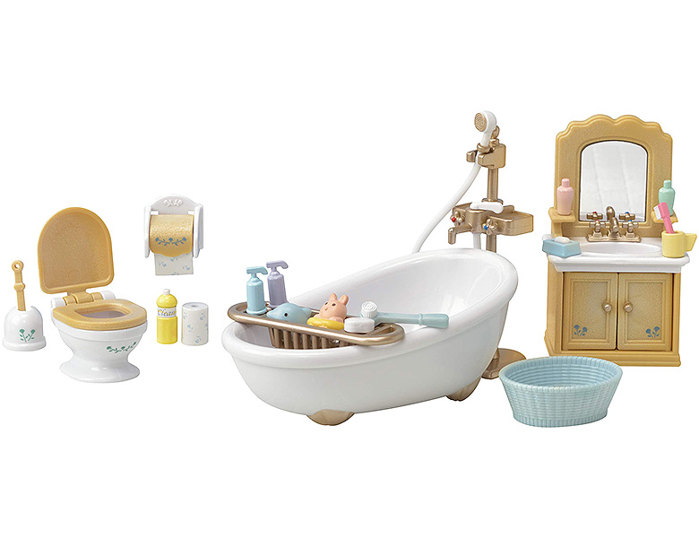 Sylvanian Families Einrichtung Badezimmer im Landhausstil 5286
