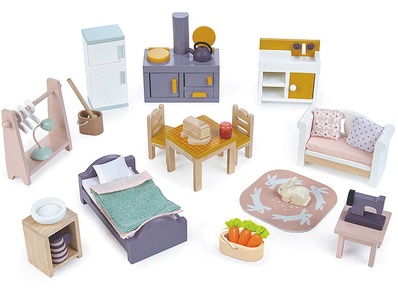 Tender Leaf Toys Puppenhaus Starter Set Countryside | Puppenhäuser