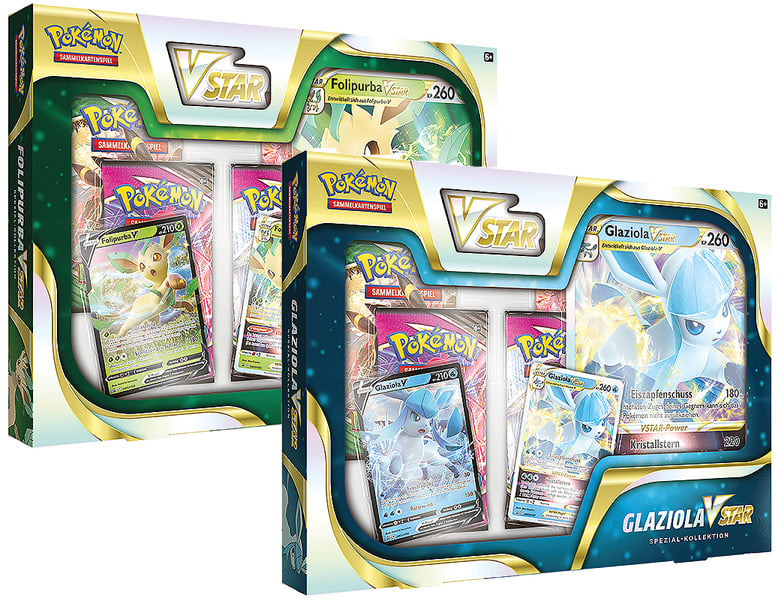 Pokémon TCG Schwert & Schild Folipurba & Glaziola Spezial-Kollektion - Deutsch