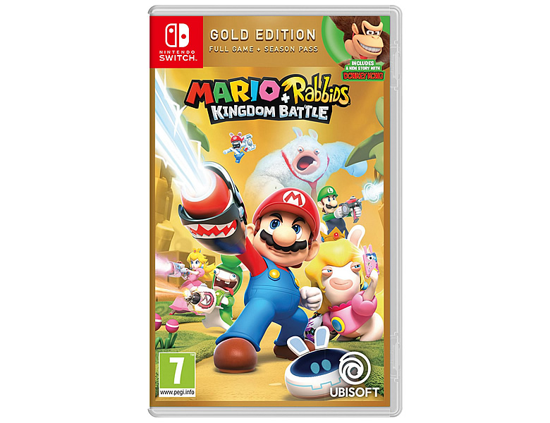 Ubisoft Switch Super Mario Mario & Rabbids Kingdom Battle, Gold Edition | Nintendo  Switch