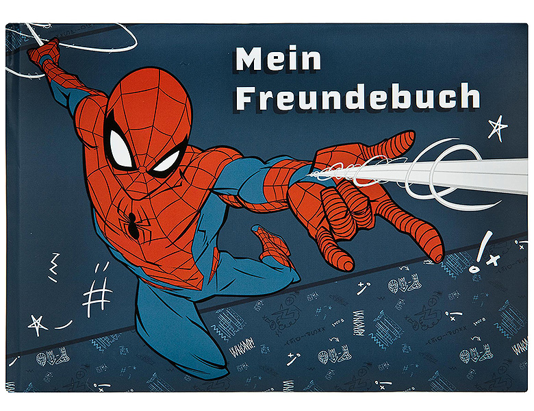 Undercover Spiderman Freundebuch A5 DE | Schule & Kindergarten