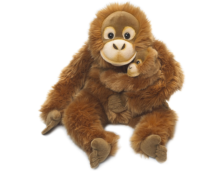 Nici Stiftemäppchen – Kuscheliger Orang-Utan Als Federtasche – 20 X 8 X 5 Cm